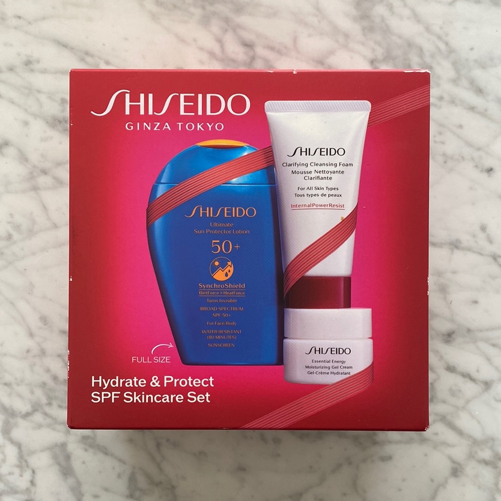 SHISEIDO Hydrate and Protect SPF Skincare Set